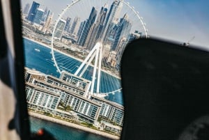 Dubai: Helikoptersightseeing fra The Palm