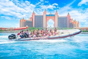 Dubaï : Visite touristique en bateau à moteur avec guide touristique