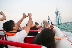 Dubaï : Visite touristique en bateau à moteur avec guide touristique