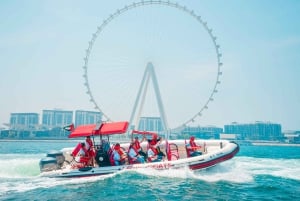 Dubaï : Visite touristique en bateau à moteur avec guide touristique