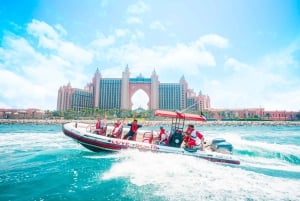 Dubaï : Visite touristique en bateau à moteur avec guide touristique