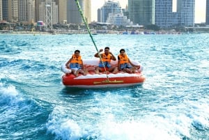 Dubaj: przejażdżka pączkiem łodzią motorową w JBR