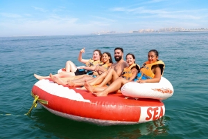 Dubai: Speedboat-Pulled Donut Ride Trip in JBR