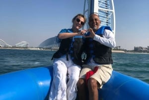 Dubaj: Wycieczka łodzią motorową do Burdż al-Arab i Burdż Chalifa