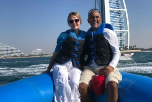 Dubai: Speedboottocht naar Burj Al Arab & Burj Khalifa
