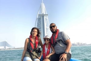 Dubai: Snabb båttur till Burj Al Arab & Burj Khalifa