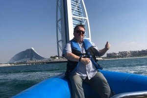 Dubaï : Excursion en bateau rapide à Burj Al Arab et Burj Khalifa