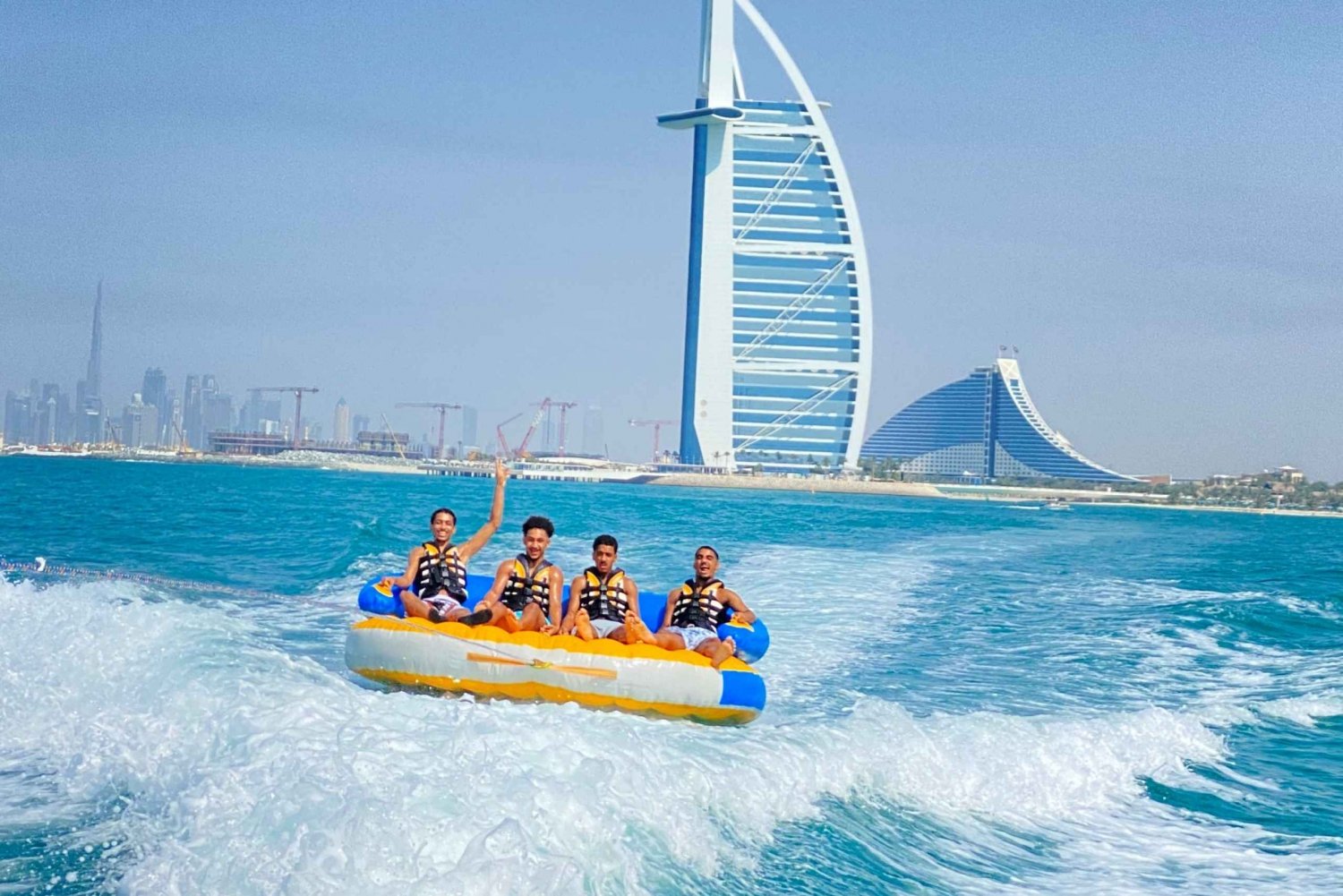 Dubai: Speedboat Tubing runt Burj Al Arab