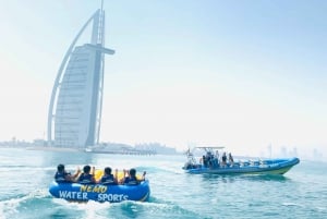 Dubai: tubulação de lancha ao redor do Burj Al Arab