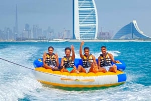 Dubai: speedboottubing rond Burj Al Arab