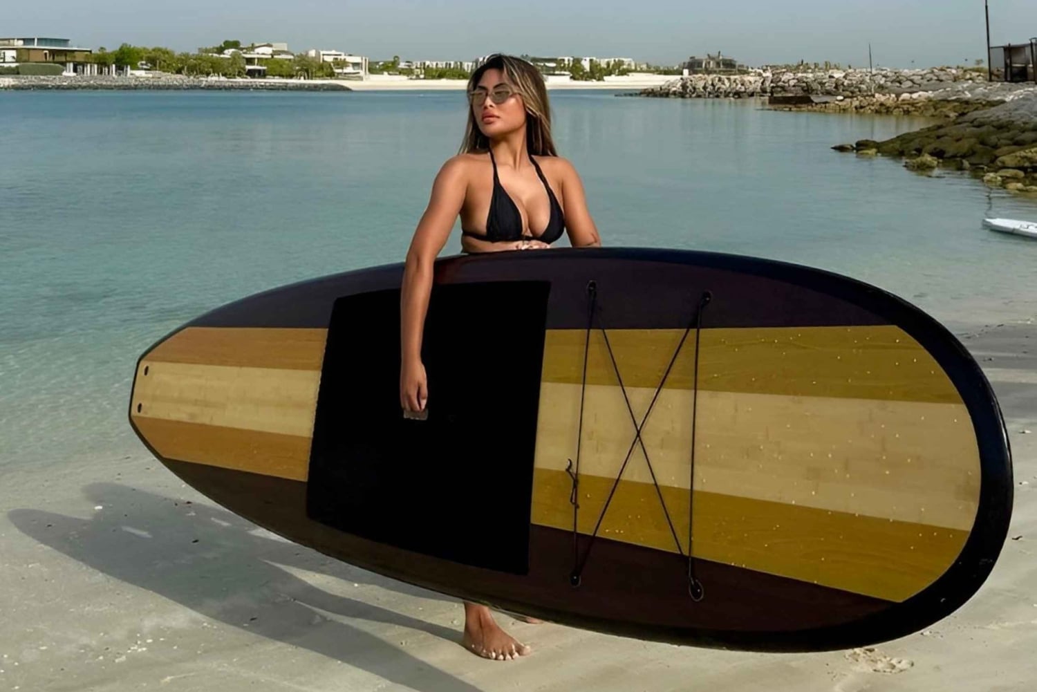 Dubai: Stand-Up Paddle Boarding con vista sul Burj Khalifa