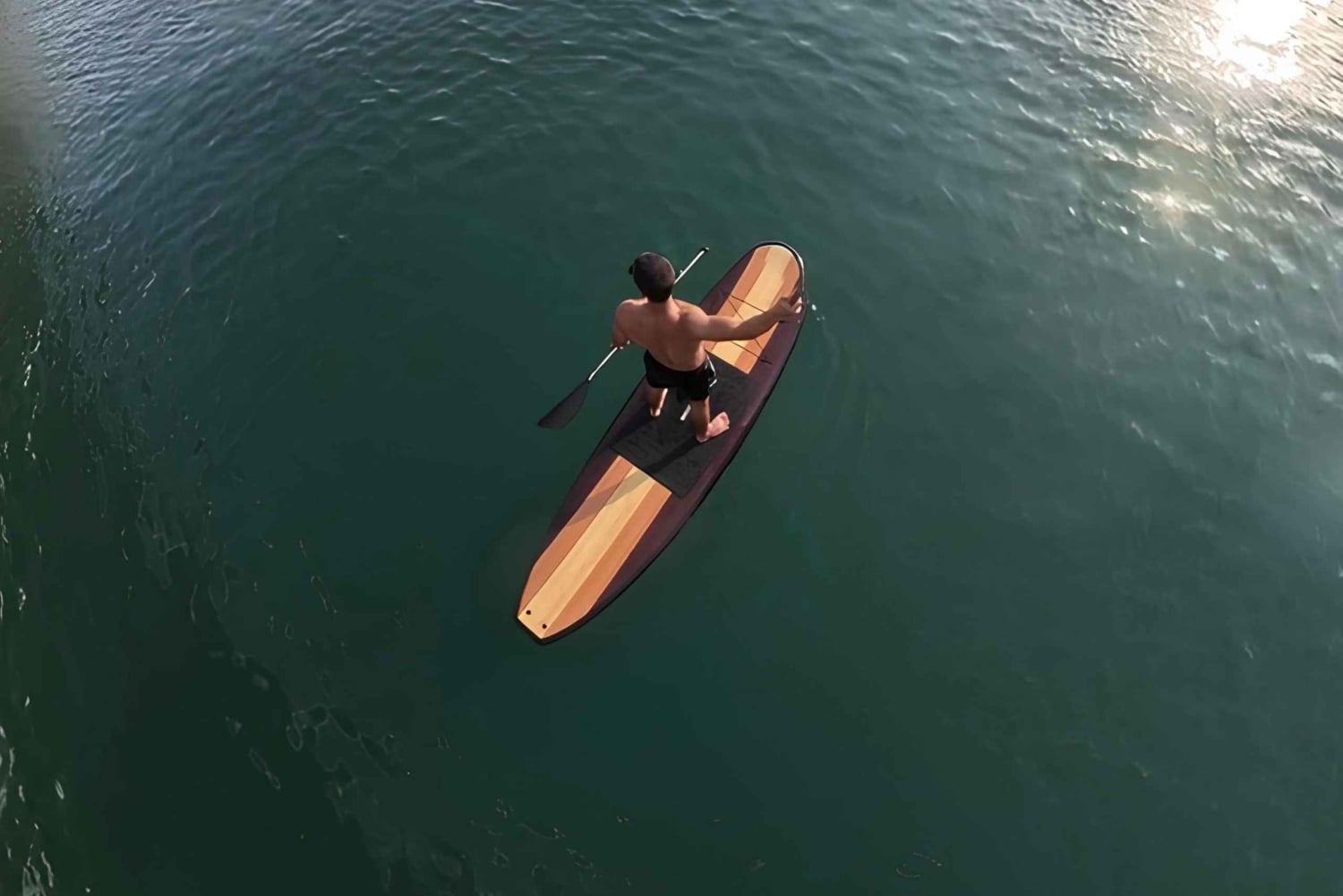 Dubai: Stand-Up Paddle Boarding con vista sul Burj Khalifa