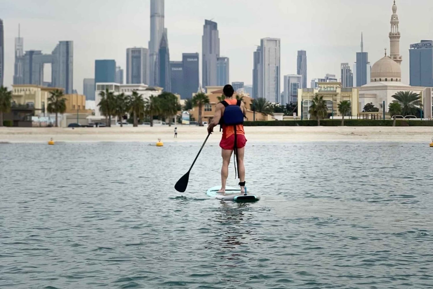Dubai: Stand-Up Paddle Boarding con vista sul Burj Khalifa