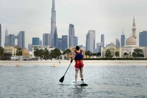 Dubai: Burj Khalifa -näkymä: Stand-Up Paddle Boarding