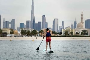 Dubai: Stand-Up Paddle Boarding con vista sul Burj Khalifa