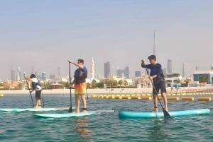 Dubai: Stand-Up Paddle Boarding mit Blick auf den Burj Khalifa