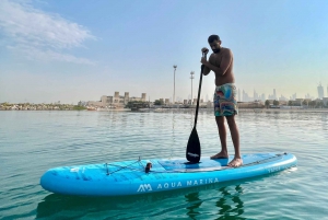 Dubai: Stand-Up Paddle Boarding con vista sul Burj Khalifa