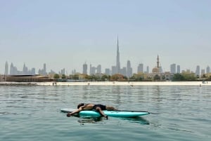 Dubai: Stand-Up Paddle Boarding with Burj Khalifa View