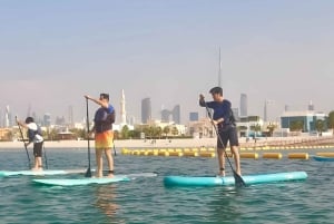 Dubai: Stand-Up Paddle Boarding con vista sul Burj Khalifa