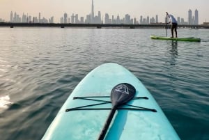 Dubai: Stand-Up Paddle Boarding con vista sul Burj Khalifa