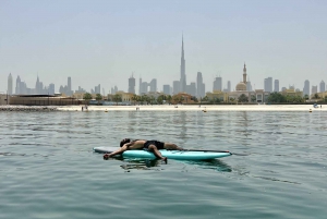Dubai: Stand-Up Paddle Boarding with Burj Khalifa View