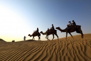 Dubai: Sunrise Camel Trek with Breakfast