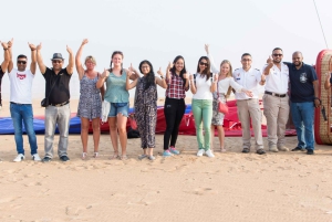 Dubai: Sunrise Hot Air Balloon with E-Certificate & Transfer