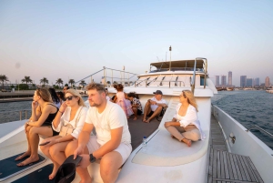 Dubai: Solnedgångs- och nattkryssning med snacks och dryck