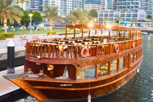 Dubai: Dhow Cruise with Arabic-Style Dinner & 4 Dance Shows