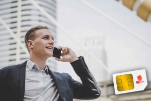 Dubai: Turisti eSIM/SIM-kortti, jossa on dataa ja minuutteja.