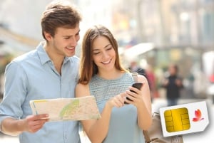 Dubai: Turist eSIM/SIM-kort med data og minutter