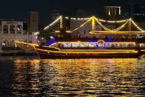 Dubai: Creek Traditional Dhow Cruise with Buffet Dinner