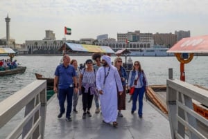 Dubai: Walking Tour, Creek, Abra Taxi, Souks, & Emirati Meal