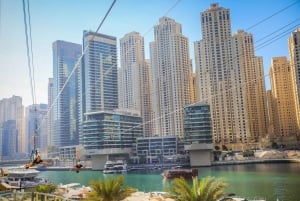 Dubai: Zip Line över småbåtshamnen