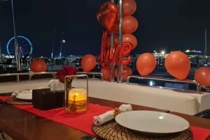 Dubai's Romance at Sea: Romantic Yacht Dinner Experience
