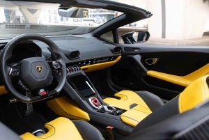 Vive Dubái en un Lamborghini.