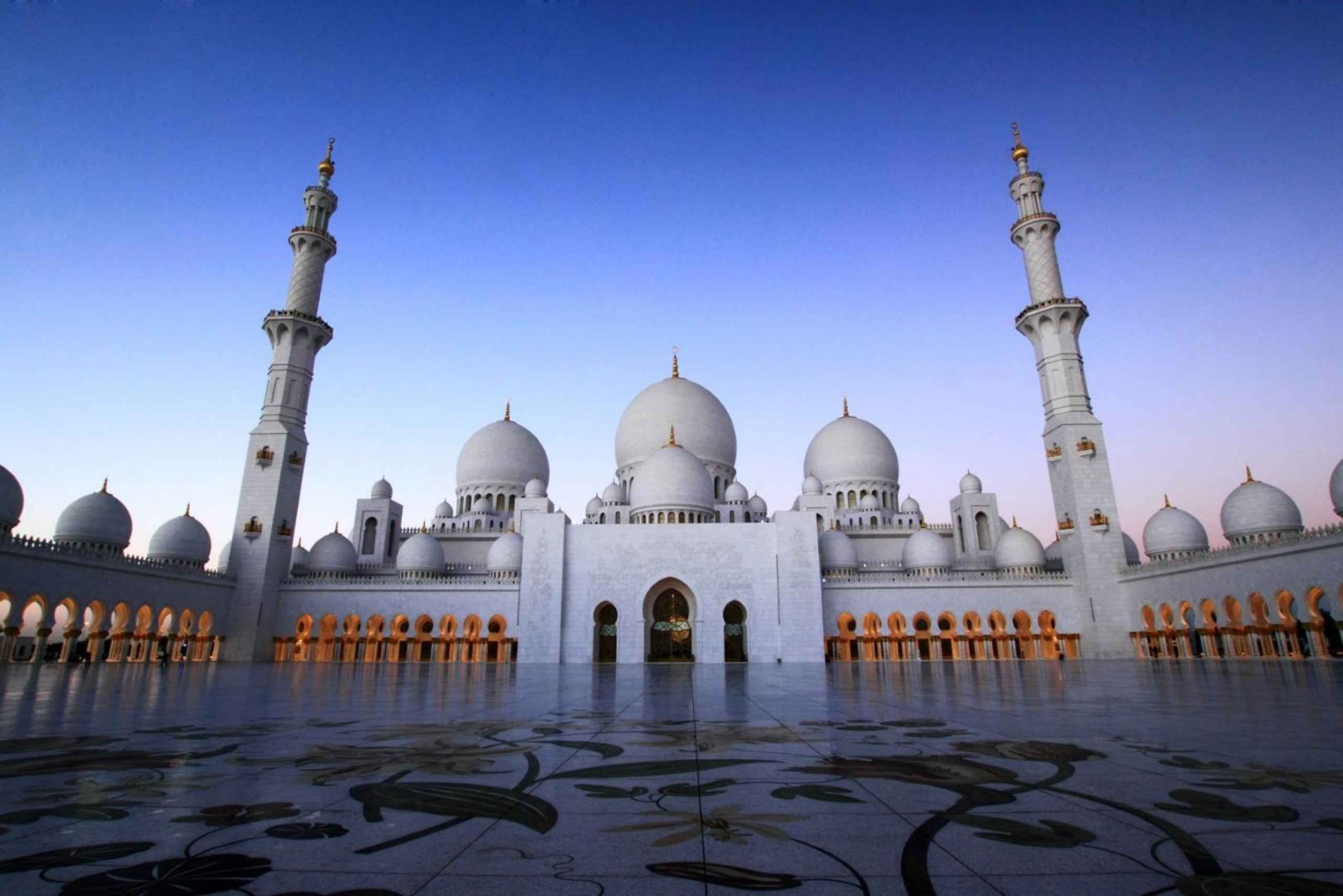 Fra Dubai: Abu Dhabi City Sightseen med rundvisning i den store moské