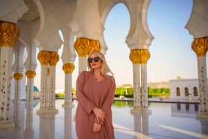 Desde Dubai: Excursión de un día a Abu Dhabi y la Mezquita del Jeque Zayed en todoterreno