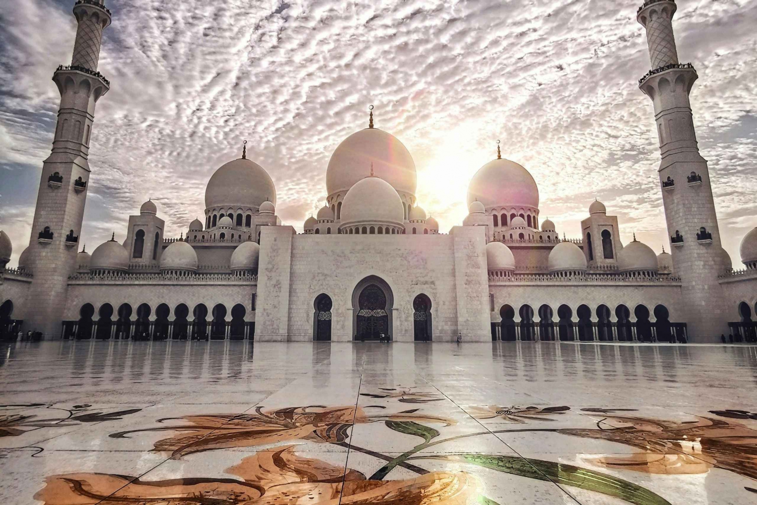 Vanuit Dubai: Abu Dhabi Hele dag Sightseen met Moskee Tour