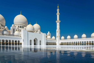 Au départ de Dubaï : Excursion d'une journée à Abu Dhabi avec le Louvre et la Mosquée