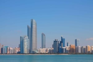 Fra Dubai: Besøk Abu Dhabi Grand Mosque og temapark (valgfritt)