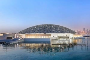 Fra Dubai: Besøk Abu Dhabi Grand Mosque og temapark (valgfritt)