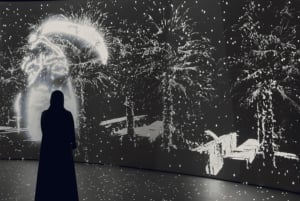 Vanuit Dubai: de Grote Moskee van Abu Dhabi met het Museum voor Licht en Vrede