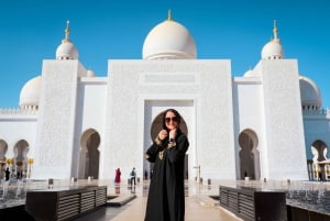 Fra Dubai: Abu Dhabi Sheikh Zayed-moskeen - guidet omvisning