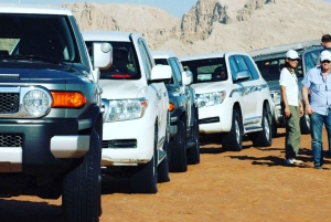 Vanuit Dubai: Woestijnsafari, BBQ, Quad rijden, Shisha & drankjes