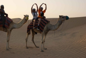 Vanuit Dubai: Woestijnsafari, BBQ, Quad rijden, Shisha & drankjes