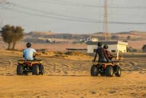 From Dubai: Desert Safari, BBQ, Quad Biking, Shisha & Drinks