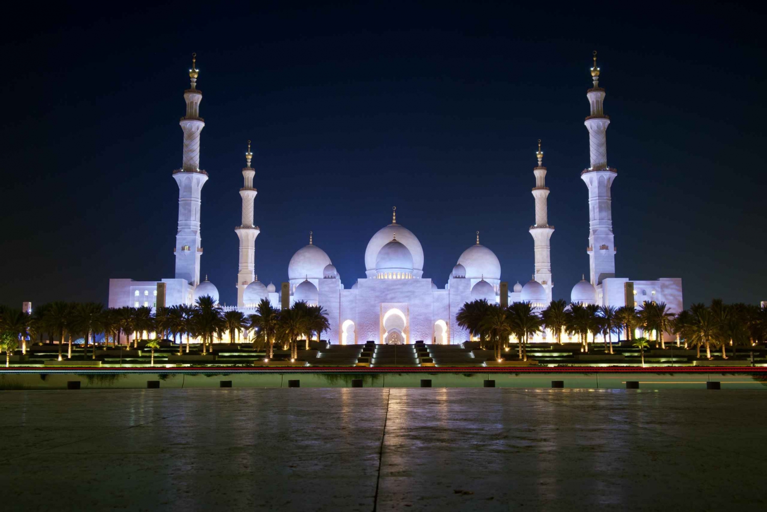 From Dubai: Magical Evening Abu Dhabi Tour