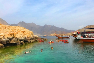 From Dubai: Musandam Khasab Tour with Boat Trip and Safari