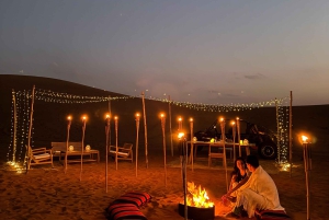 Fra Dubai: Privat middag i sanddynene i Mleiha